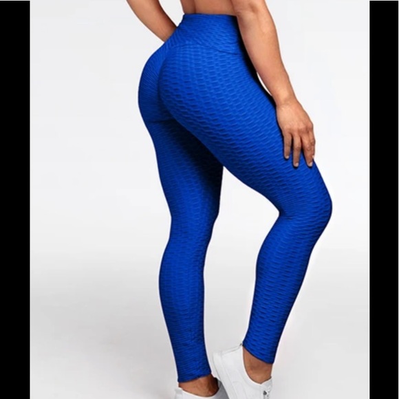 Letsfit Anti-cellulite blue leggings - Picture 1 of 4